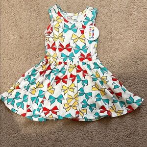 Dot Dot Smile Multicolor Bow Dress